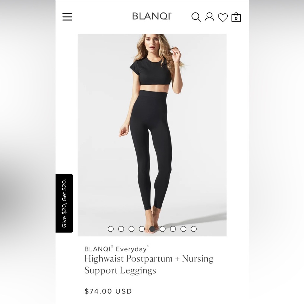 Blanqi Highwaist Nursing Support Leggings